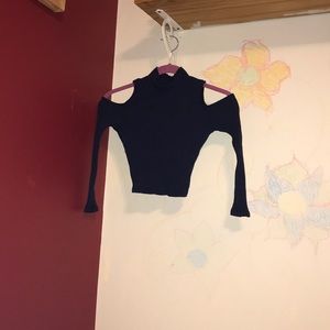 Turtle neck crop top